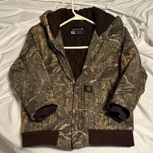 Carhartt Realtree Camouflage Hooded boy’s Jacket Small